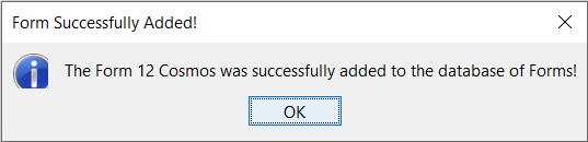 Add Form Success